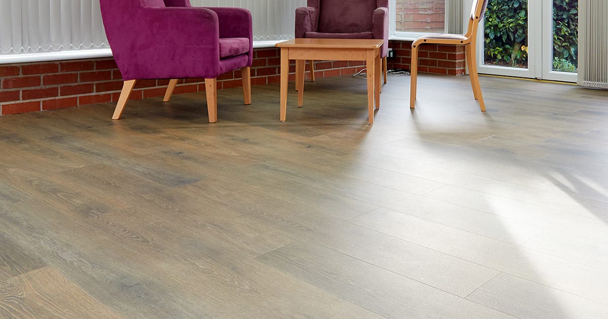 Noble Oak | Slip resistant LVT Safety Flooring from the Amtico